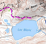 distance tour du lac de bouzey